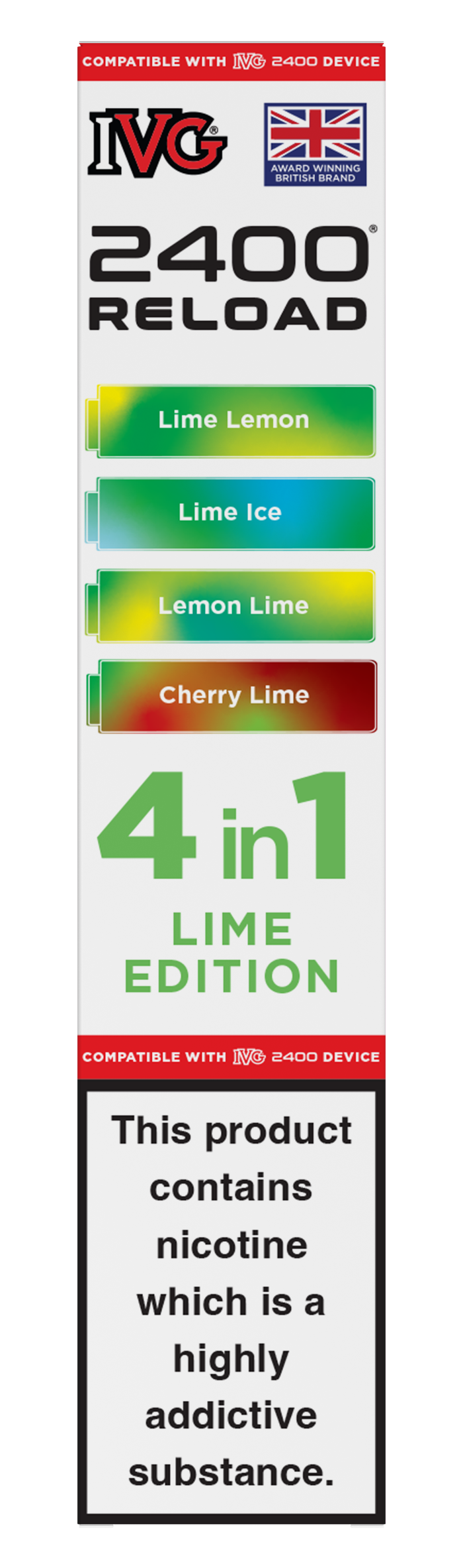 Lime Edition - IVG 2400 RELOAD POD
