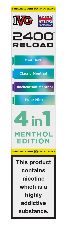 Menthol Edition - IVG 2400 RELOAD POD