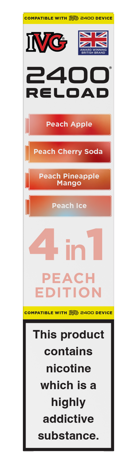Peach Edition - IVG 2400 RELOAD POD