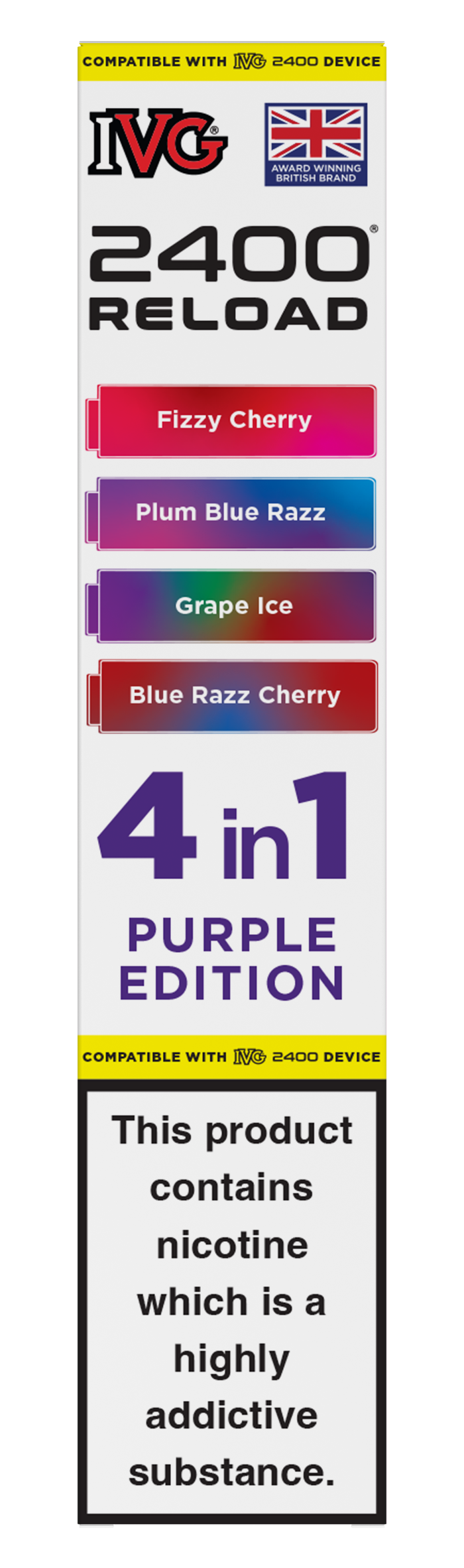 Purple Edition - IVG 2400 RELOAD POD