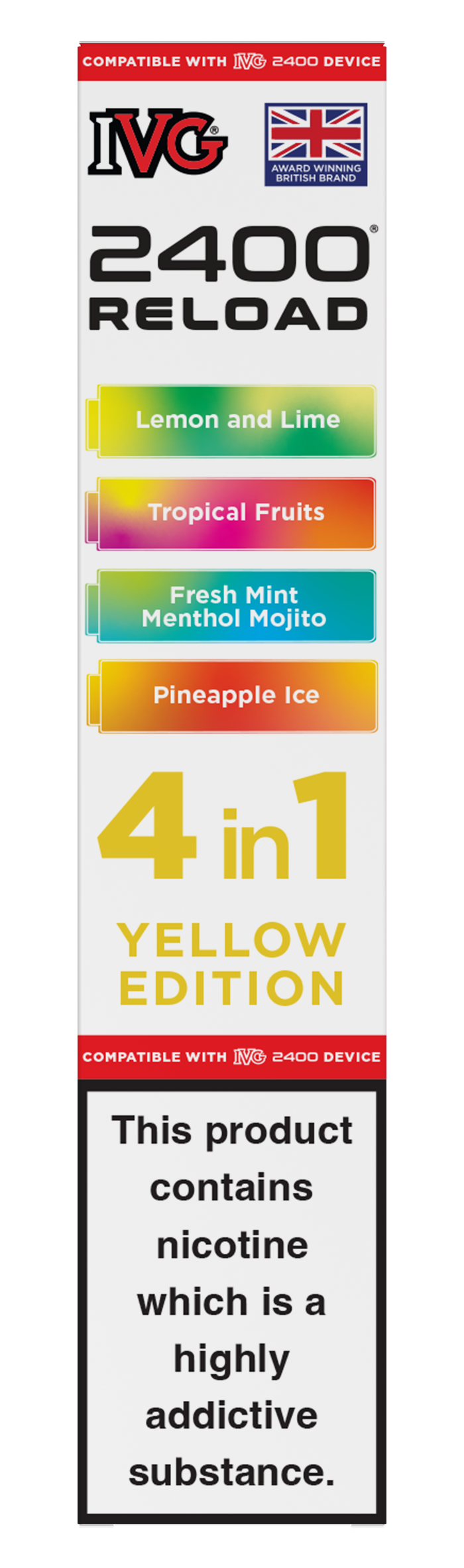 Yellow Edition - IVG 2400 RELOAD POD