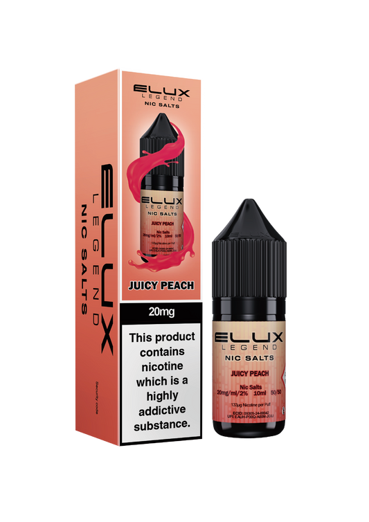 Juicy Peach - ELUX NIC SALTS 20 MG
