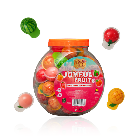 JOYFUL FRUITS GUMMY (50x10g) (HALAL) - CANDY PARADISE