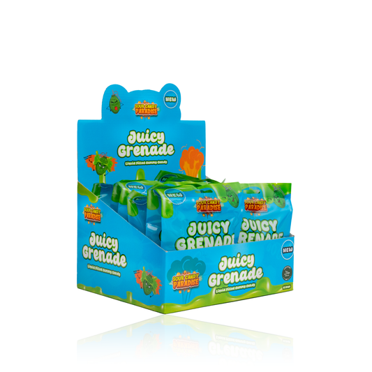 SOUR JUICY GRENADE GUMMY - CANDY PARADISE (12 X 72g)