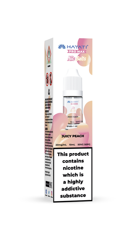 JUICY PEACH - HAYATI NIC SALTS 20 MG