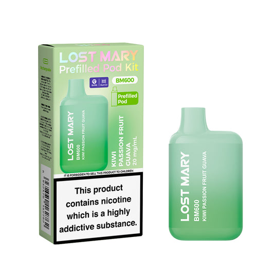 KIWI PASSIONFRUIT GUAVA -  LOST MARY BM600 KIT