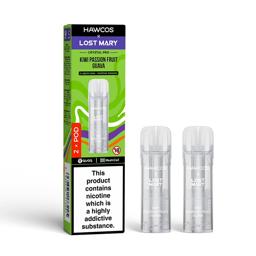 KIWI PASSIONFRUIT GUAVA - HAWCOS LOSTMARY 600 PODS