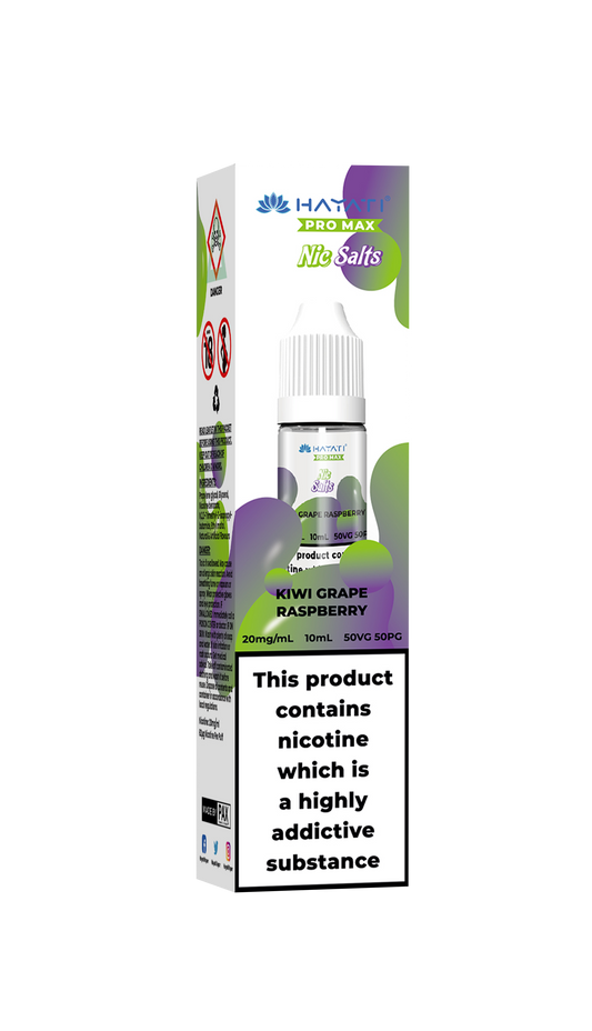 KIWI GRAPE RASPBERRY - HAYATI NIC SALTS 20 MG