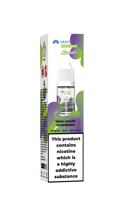 KIWI GRAPE RASPBERRY - HAYATI NIC SALTS 10 MG