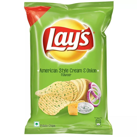 LAYS AMERICAN STYLE CREAM AND ONION CRISPS (45pack x50g)