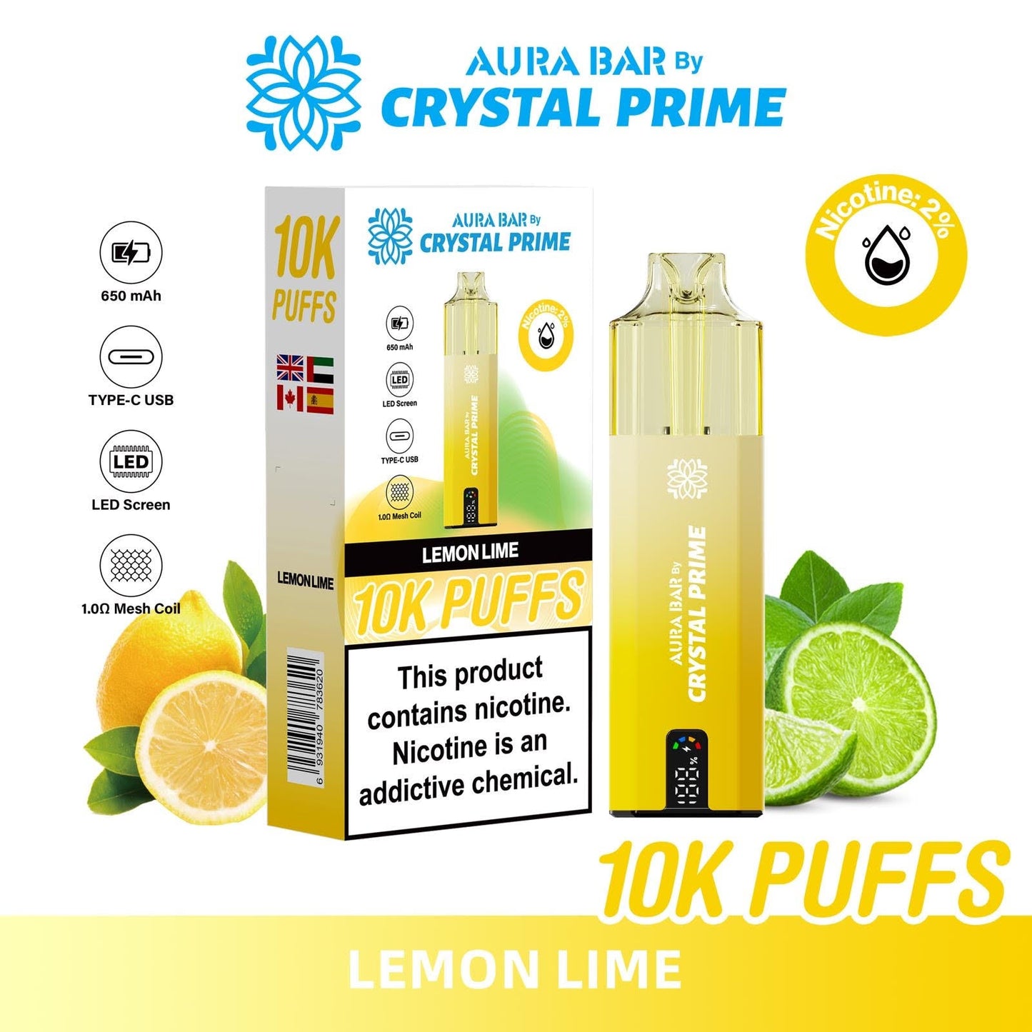 LEMON LIME  - CRYSTAL PRIME 10K