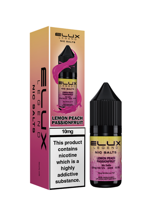 Lemon Peach Passion - ELUX NIC SALT 10 MG