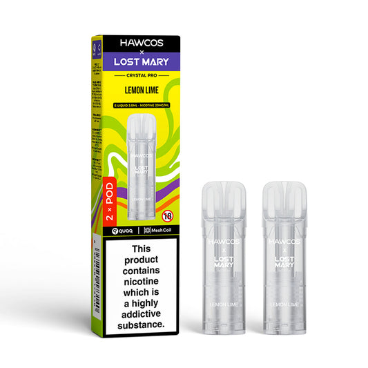LEMON LIME - HAWCOS LOSTMARY 600 PODS