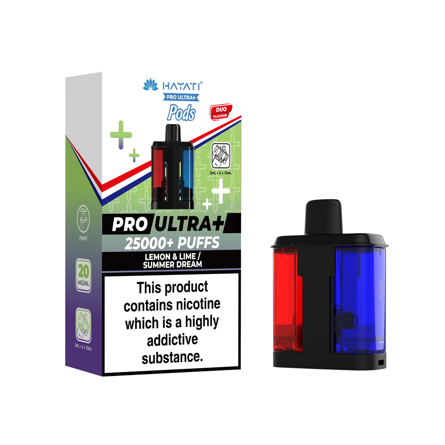 LEMON & LIME/ SUMMER DREAM - HAYATI PRO ULTRA PODS 25K+