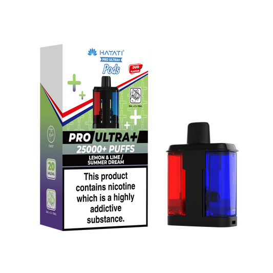 LEMON & LIME/ SUMMER DREAM - HAYATI PRO ULTRA PODS 25K+