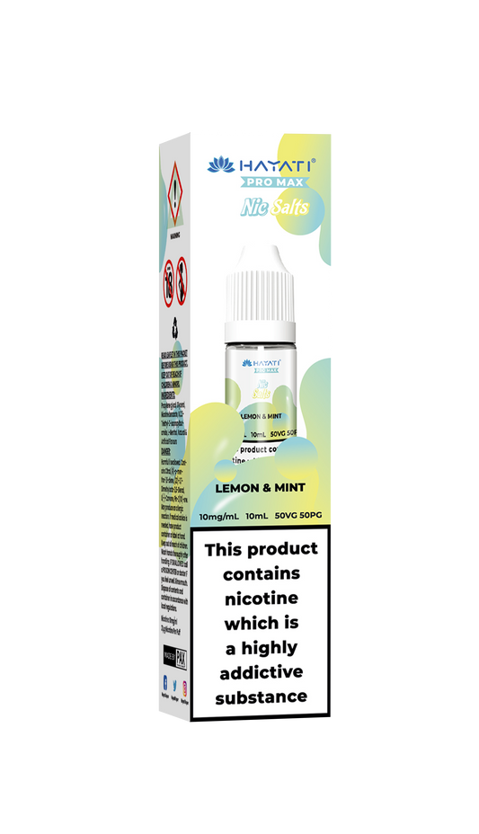 LEMON & MINT - HAYATI NIC SALTS 10 MG