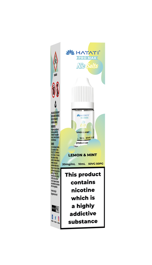 LEMON & MINT - HAYATI NIC SALTS 20 MG