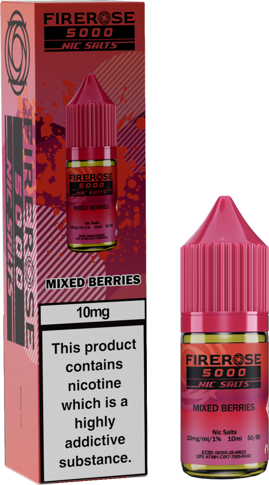 MIXED BERRIES - FIREROSE NIC SALTS 10 MG
