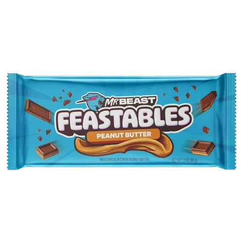 PEANUT BUTTER - MR BEAST FEASTABLES (10x60g)