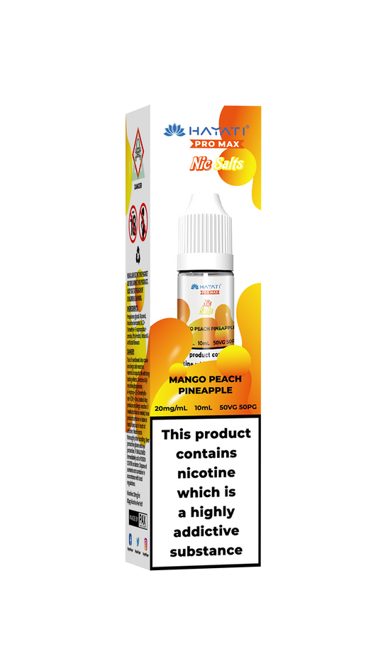 MANGO PEACH PINEAPPLE - HAYATI NIC SALTS 20 MG