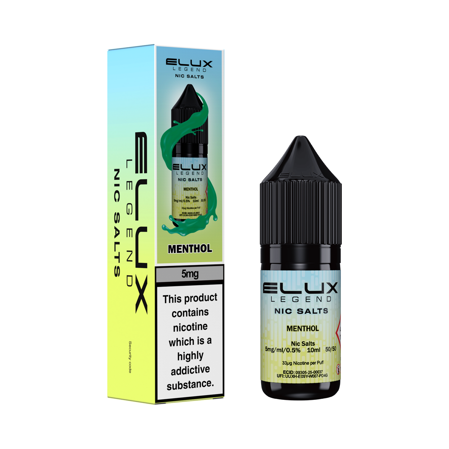 MENTHOL - ELUX NIC SALTS 5MG
