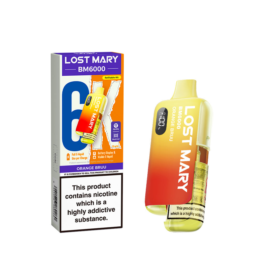ORANGE BRUU - LOST MARY BM6000 KIT