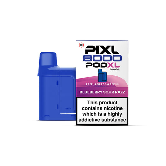 BLUEBERRY SOUR RAZZ - PIXL 8000 POD