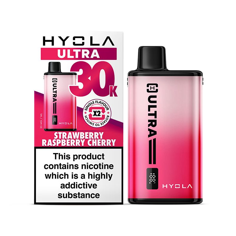 STRAWBERRY RASPBERRY CHERRY - HYOLA ULTRA 30K