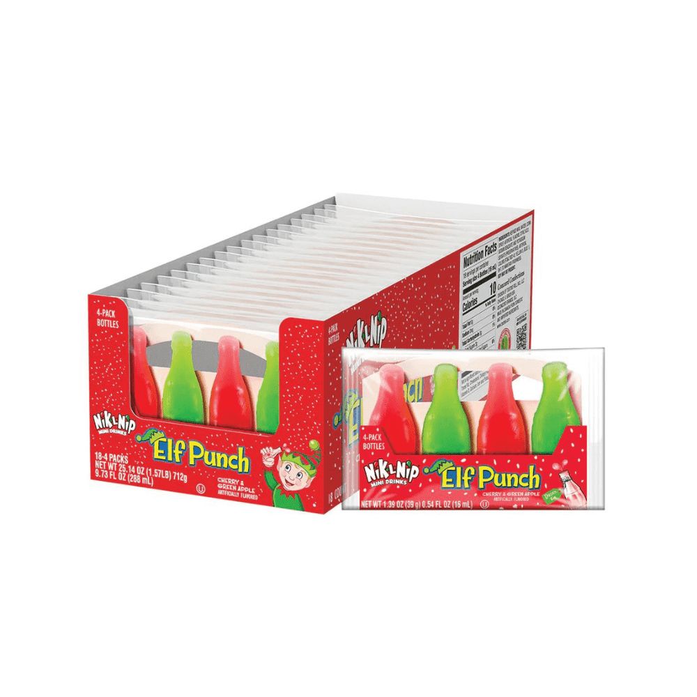 NIK-L-NIP (elf punch) 4 PACK  39g x 18