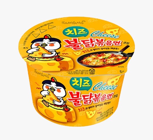 CHEESE BULDAK NOODLES CUPS (105Gx16pcs)