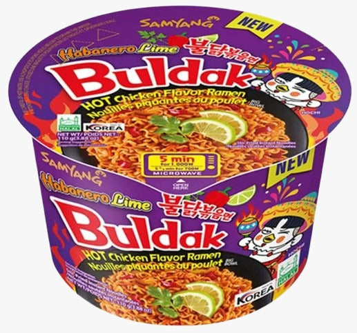 HABANERO LIME  BULDAK NOODLES CUPS (105Gx16pcs)