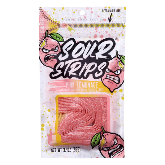 SOUR STRIPS PINK LEMONADE (12PKx96G)