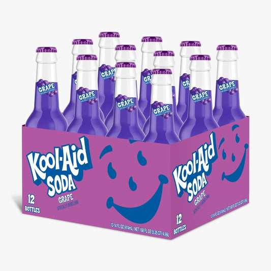 KOOL AID GRAPE SODA (355ml x12)