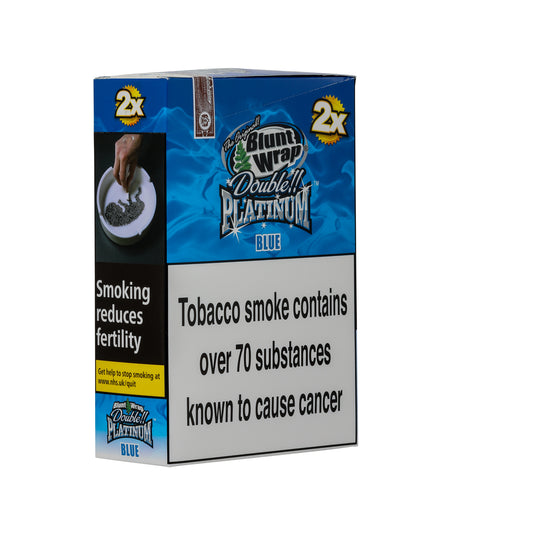 PLATINUM BLUNTS X2 - BLUE (BLUEBERRY BURST) (X25)