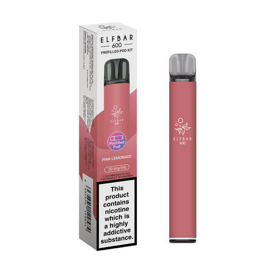 PINK LEMONADE - ELF BAR 600 PREFILLED POD KIT