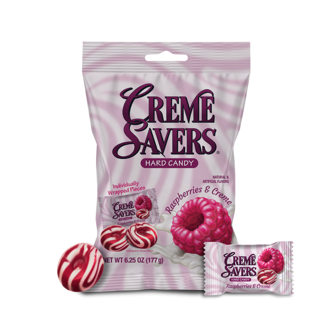 RASPBERRIES AND CREME - CREAM SAVERS (12x85g)