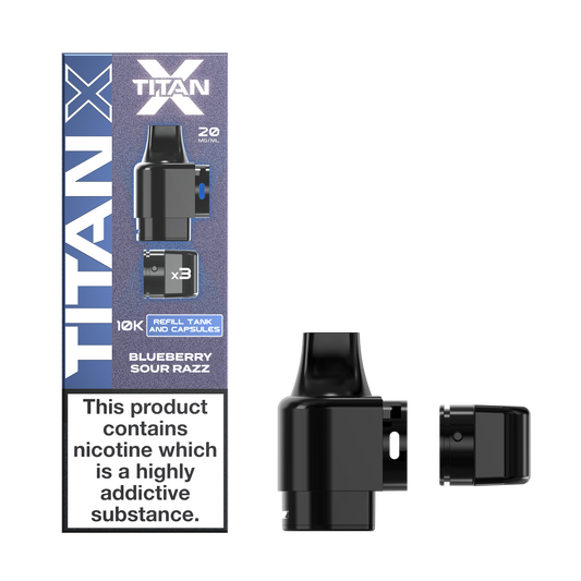 BLUEBERRY SOUR RAZZ - TITAN X POD