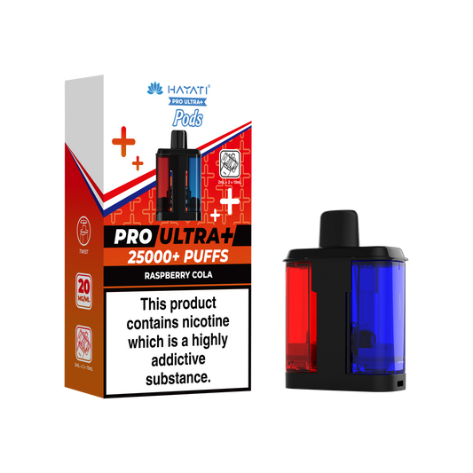 RASPBERRY COLA  - HAYATI PRO ULTRA PODS 25K+