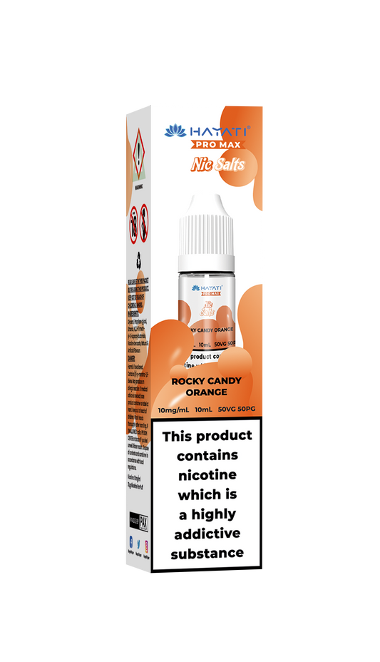 ROCKY CANDY ORANGE - HAYATI NIC SALTS 10 MG