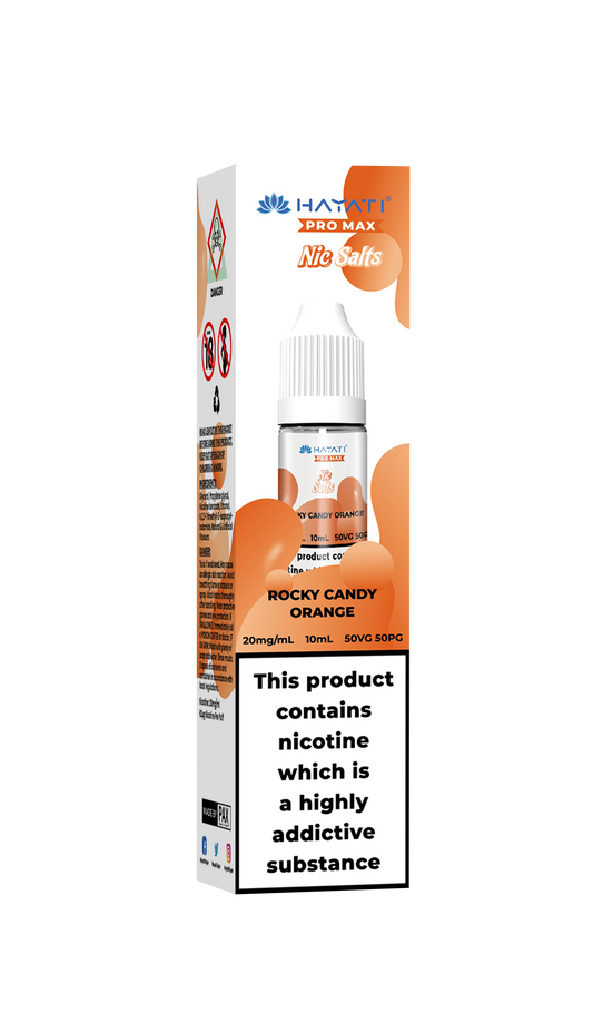 ROCKY CANDY ORANGE - HAYATI NIC SALTS 20 MG
