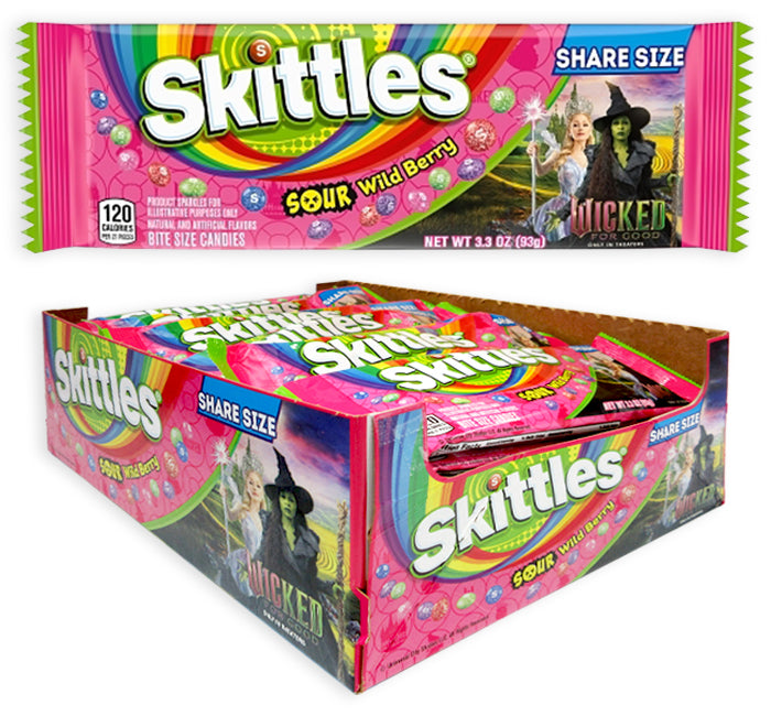 SKITTLES SOUR WILD BERRY (24 X 3.3oz)