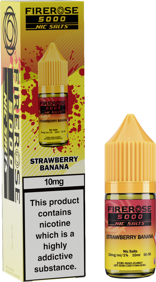 STRAWBERRY BANNANA - FIREROSE NIC SALTS 10 MG