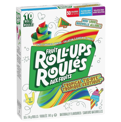 TROPICAL - FRUIT ROLL UPS (10PK)