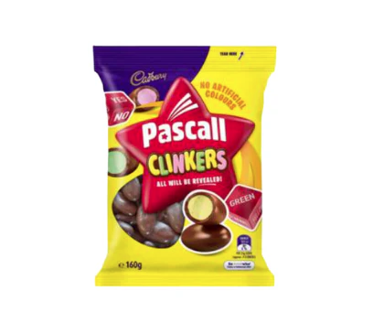 CADBURY PASCALL CLINKERS (1 X 160g)