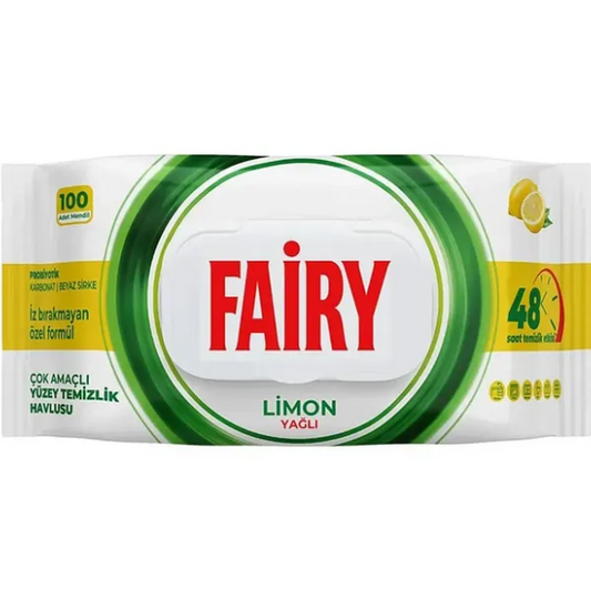 FAIRY WIPES LEMON (100 pack x12)