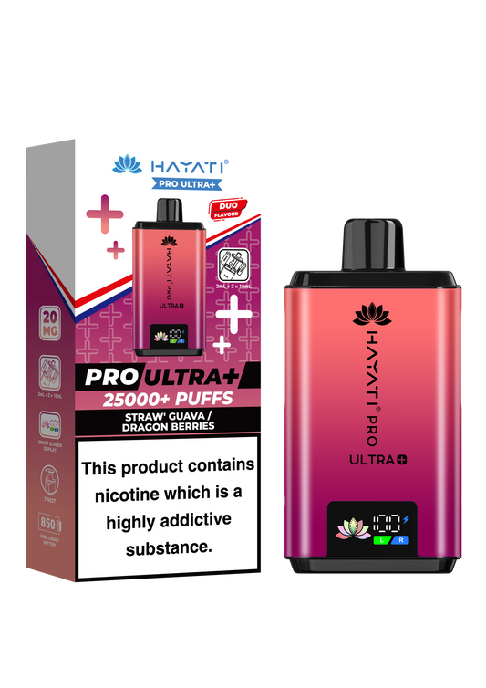 STRAW'GUAVA/DRAGON BERRIES - HAYATI PRO ULTRA 25K