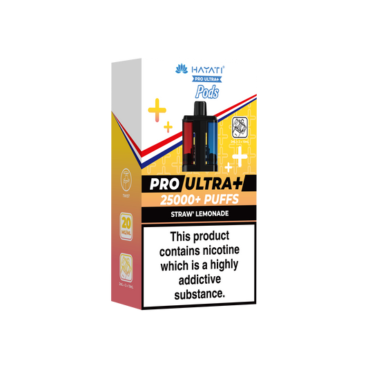 STRAW' LEMONADE - HAYATI PRO ULTRA PODS 25K+