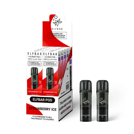 STRAWBERRY ICE - ELF BAR 600 POD