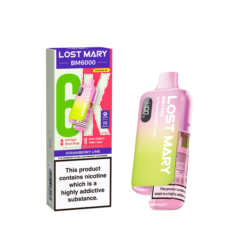 STRAWBERRY LIME - LOST MARY BM6000 KIT