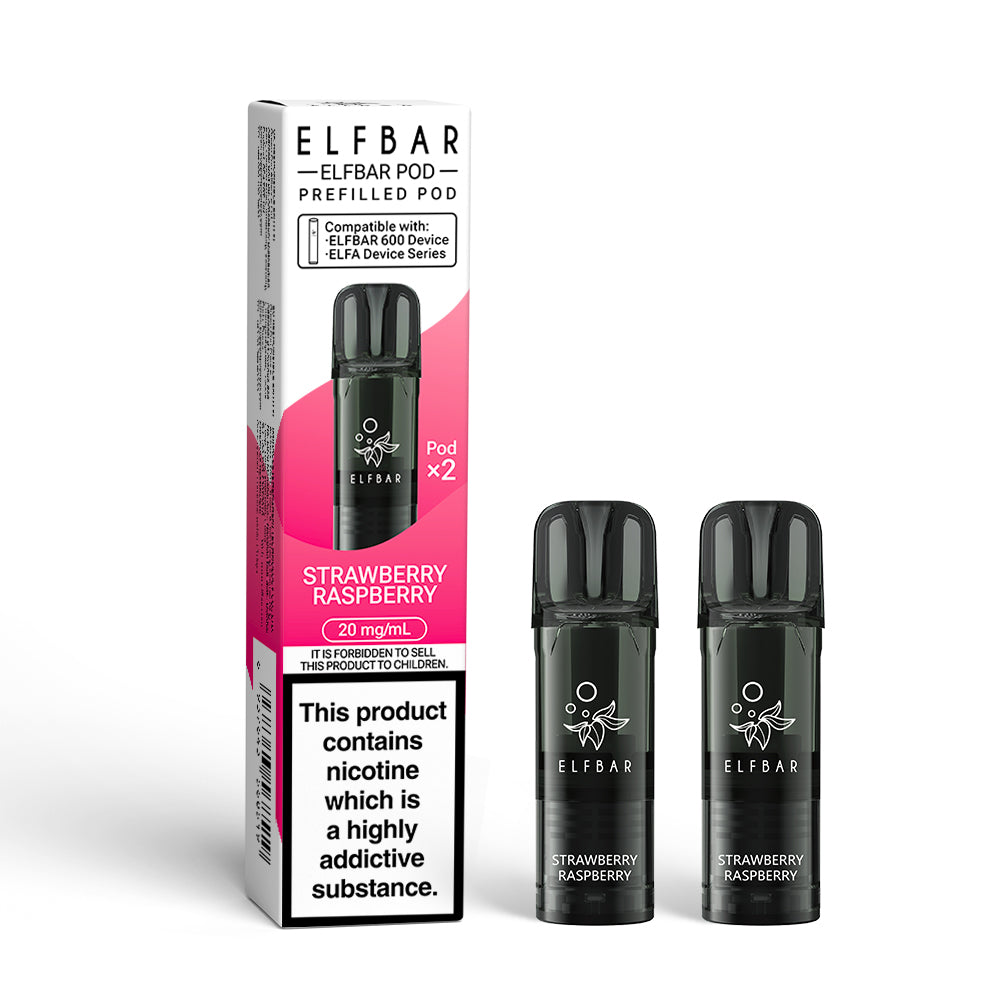 STRAWBERRY RASPBERRY - ELF BAR 600 POD